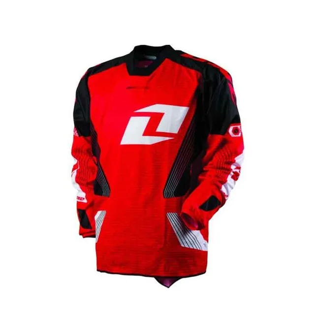 Красный Новинка, Мужская футболка для мотокросса DH Горные MX MTB, свободная футболка, Джерси, Джерси, одежда с длинным рукавом, футболка для велоспорта - Цвет: Красный