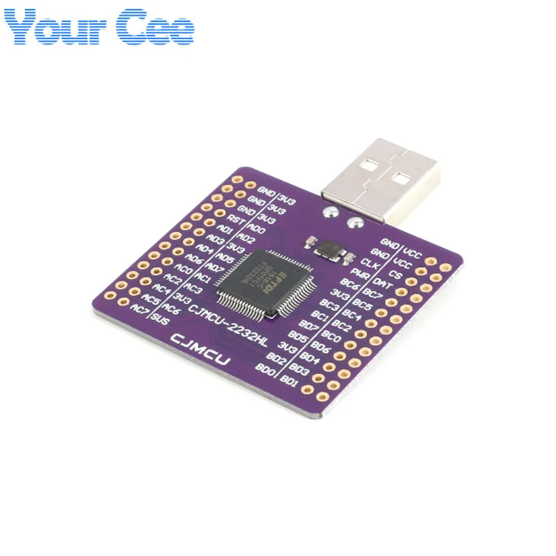 FT2232HL USB TURN UART FIFO SPI I2C JTAG RS232 Module CJMCU 2232HL to двухканальный модуль|Интегральные схемы| |