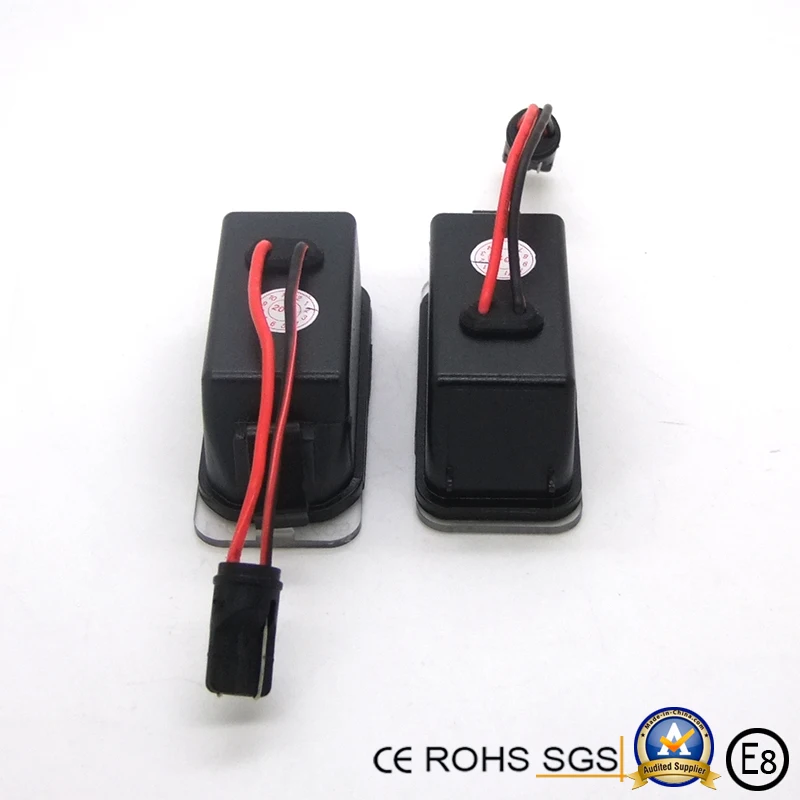 Светодиодные подсветки для номерного знака 2 шт. 12 В 6000K 18 SMD чипы Ford Fiesta JA8 Focus DA3 DYB S