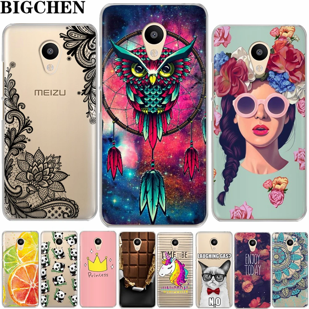 BIGCHEN 2018 New Cover Cases For Meizu M5C M3s M5s M3 M5 M6 Note Mini Soft TPU Silicone Phone Back U10 U20 Pro 6 |