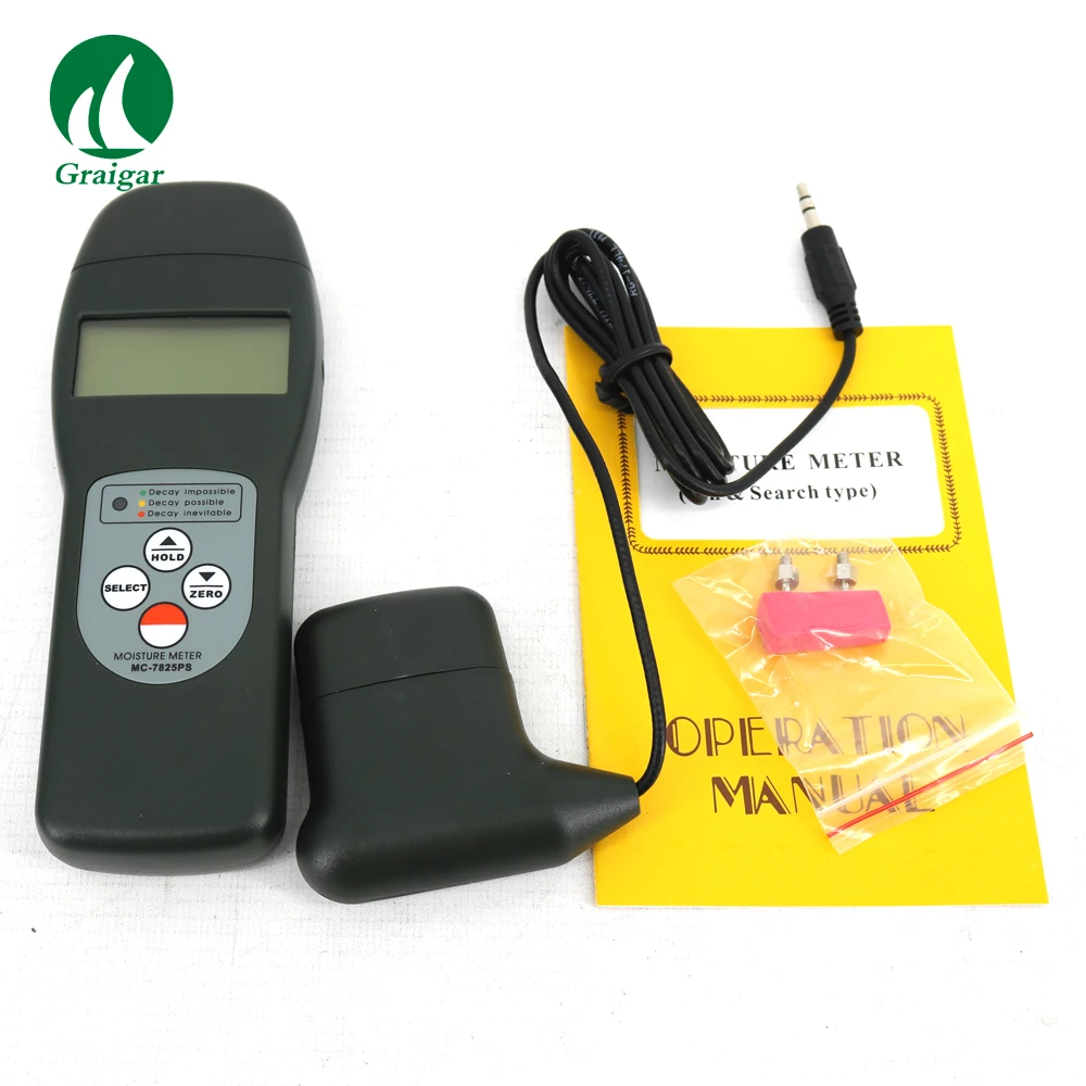 Контактный и поисковый Тип Цифровой измеритель влажности MC 7825PS цифровой дисплей
