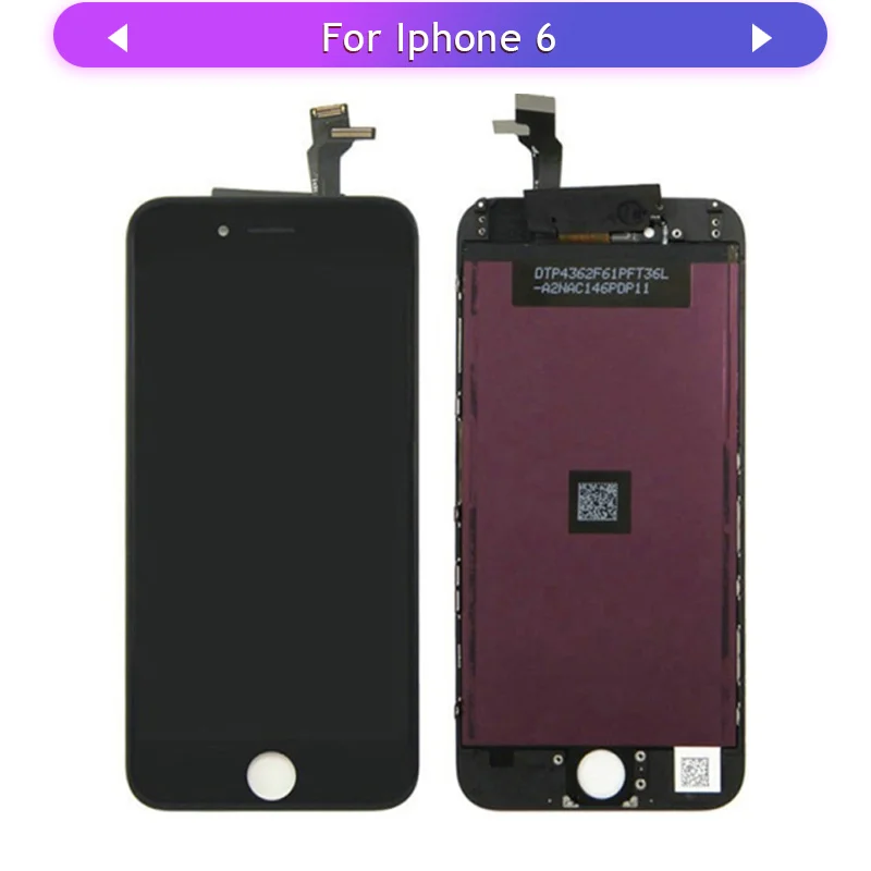 Для Apple iphone 6 A1549 A1586 A1589 Полный ЖК-дисплей полный сенсорный + ЖК-экран дигитайзер в