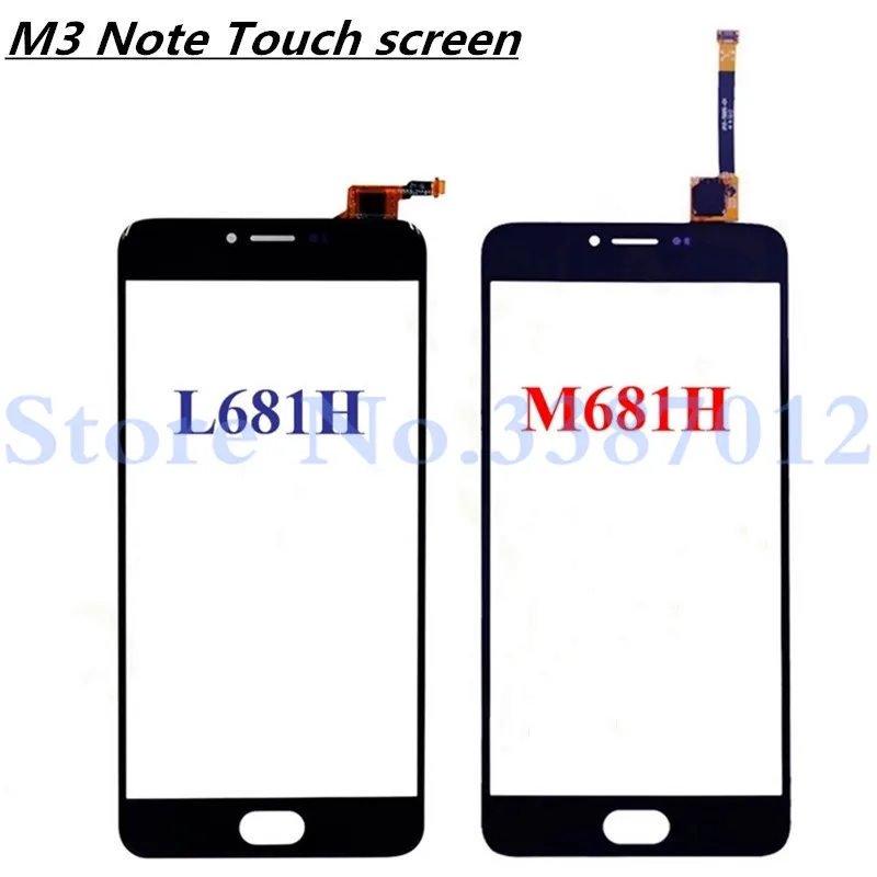 Сменный сенсорный экран для Meizu M3 Note M681H L681H L681 M681 5 дюйма|Сенсорные панели