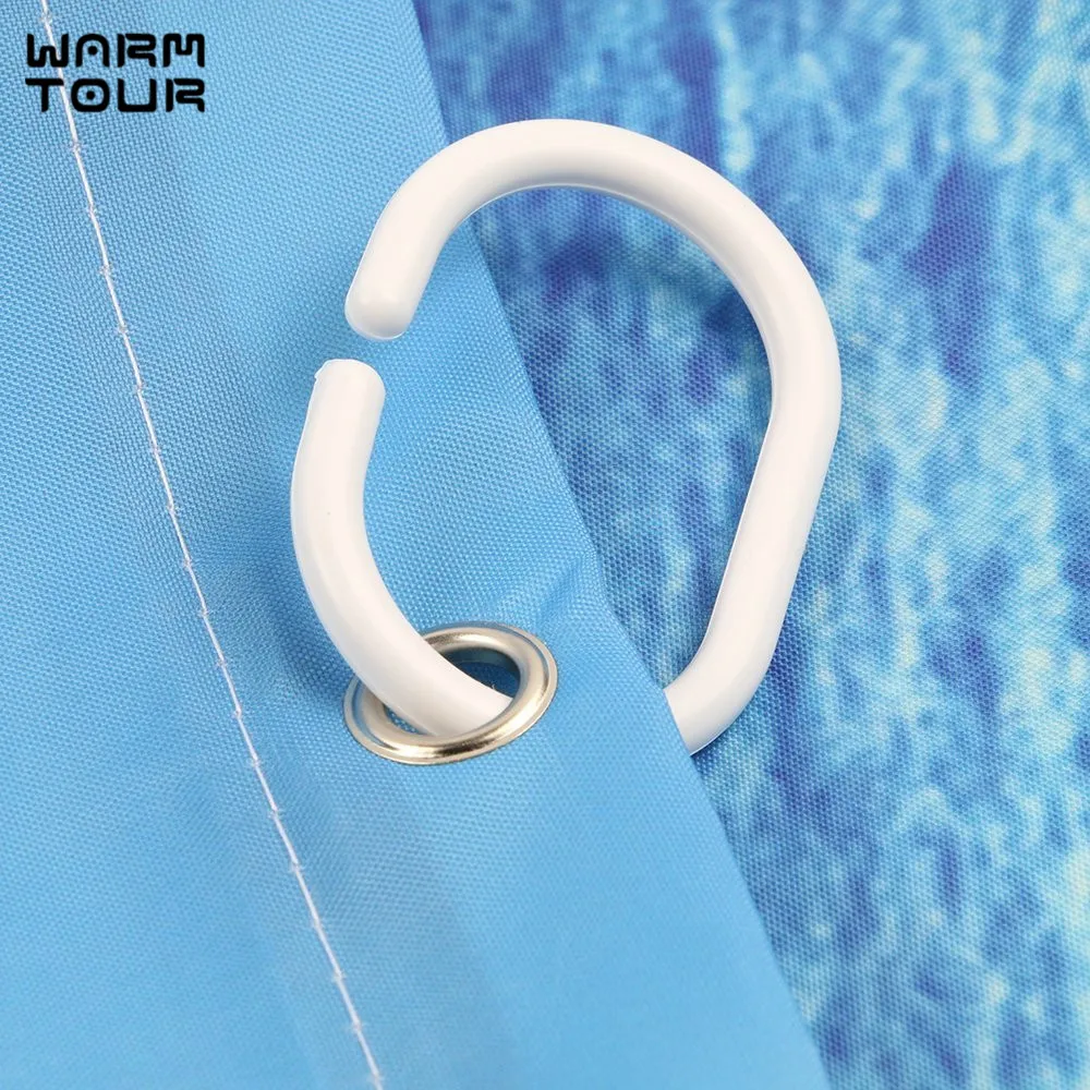 Warm Tour Art Nouveau Advertisements Collage Decorative Fabric Shower Curtains Polyester Waterproof Bathroom Curtain WTC076 | Дом и сад