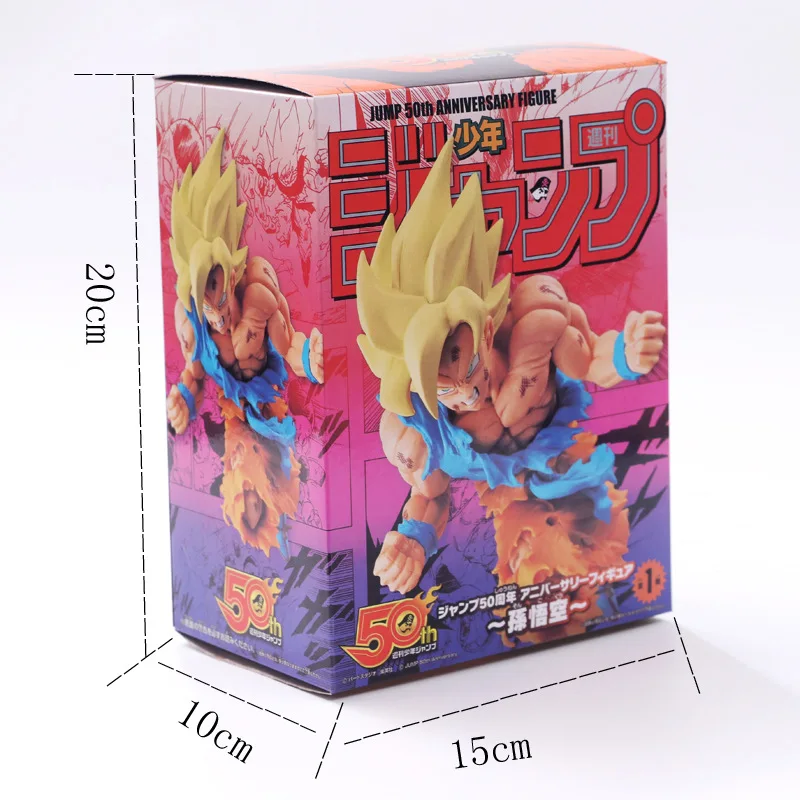 Перейти 50th юбилей Dragon Ball Z Сон Гоку ПВХ Gokou Рисунок Коллекционная модель игрушки 20