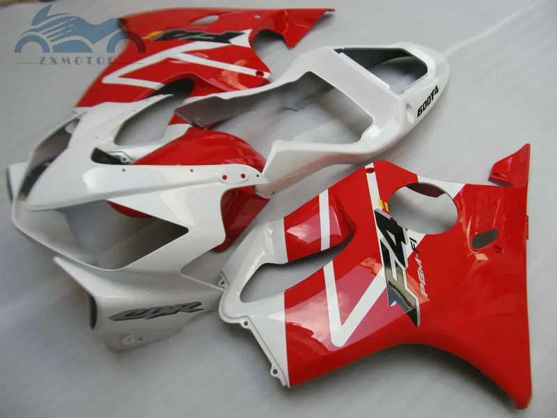 Комплект обтекателей из АБС-пластика для CBR 600F4i белый красный обтекатель
