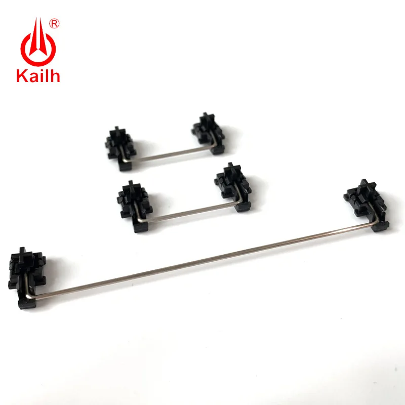 Kailh plate mounted stabilizers black case  for 1350 Chocolate Switches Mechanical Keyboards 2u 6.25u