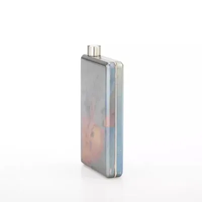 Ti9300(100ml) Keith титановая фляжка, кувшин, портативный винный горшок для виски, спортивный кувшин, чистый титановый винный горшок с воронкой, походная посуда - Цвет: Ti9300(100ml)