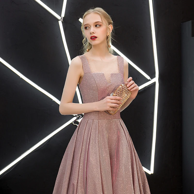 Suosikki Новое индивидуальное вечернее платье vestido de festa Сексуальное Черное длинное платье с блестками для выпускного вечера Формальное вечернее платье