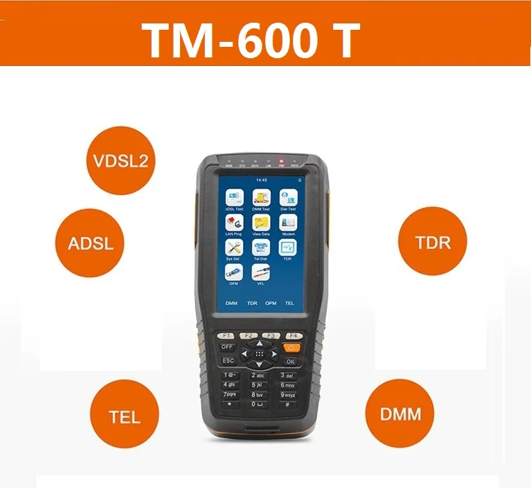 TM-600 T VDSL VDSL2 прибор для тестирования ADSL WAN &amp LAN тестер линия xDSL тестовое