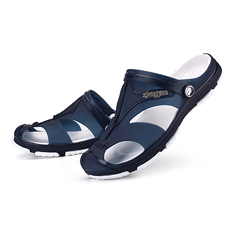 Сандалии мужские для пляжа и прогулок мягкие дышащие Нескользящие шлепанцы