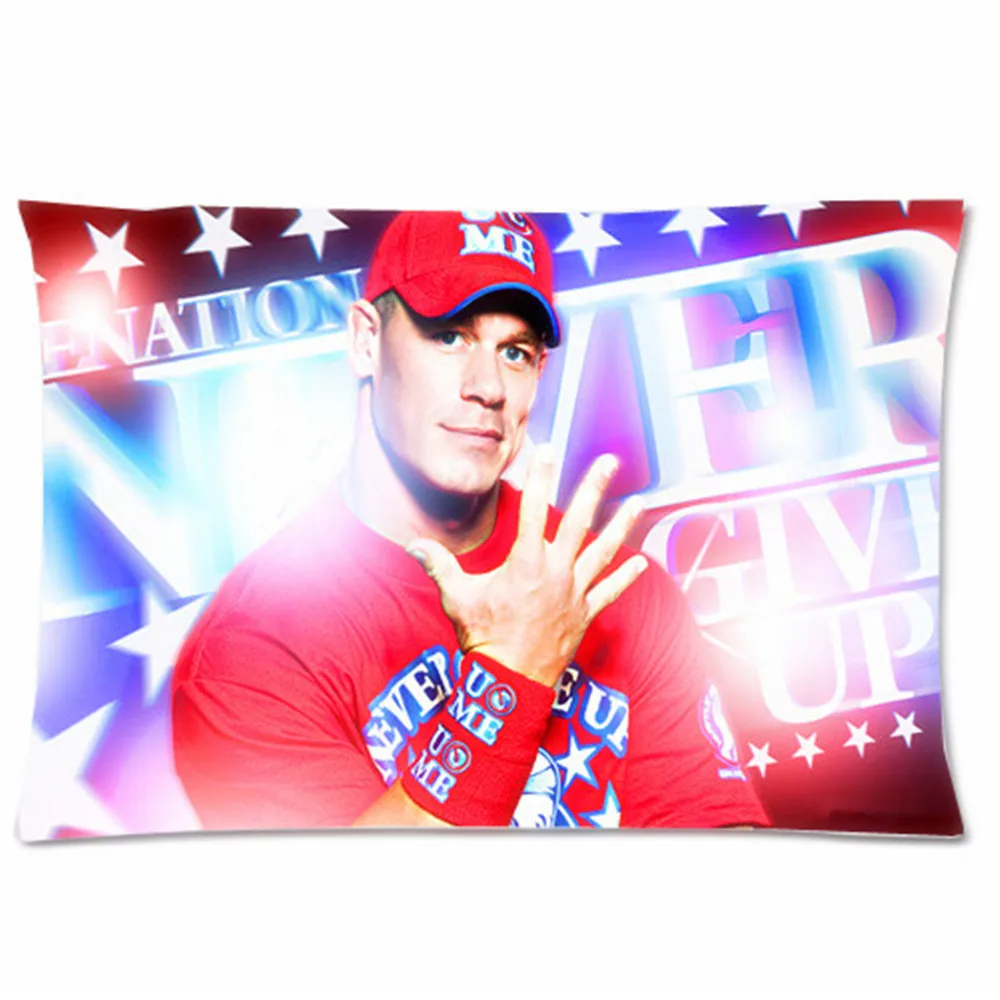 Пользовательские новые John Cena наволочки 20 "x 30" две стороны Наволочки Чехол для