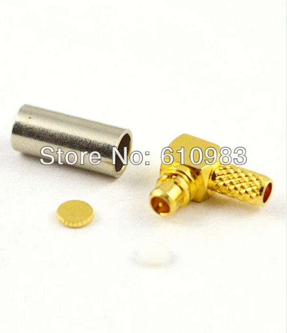 MMCX обжимной штекер прямоугольный разъем для LMR100 RG316 |