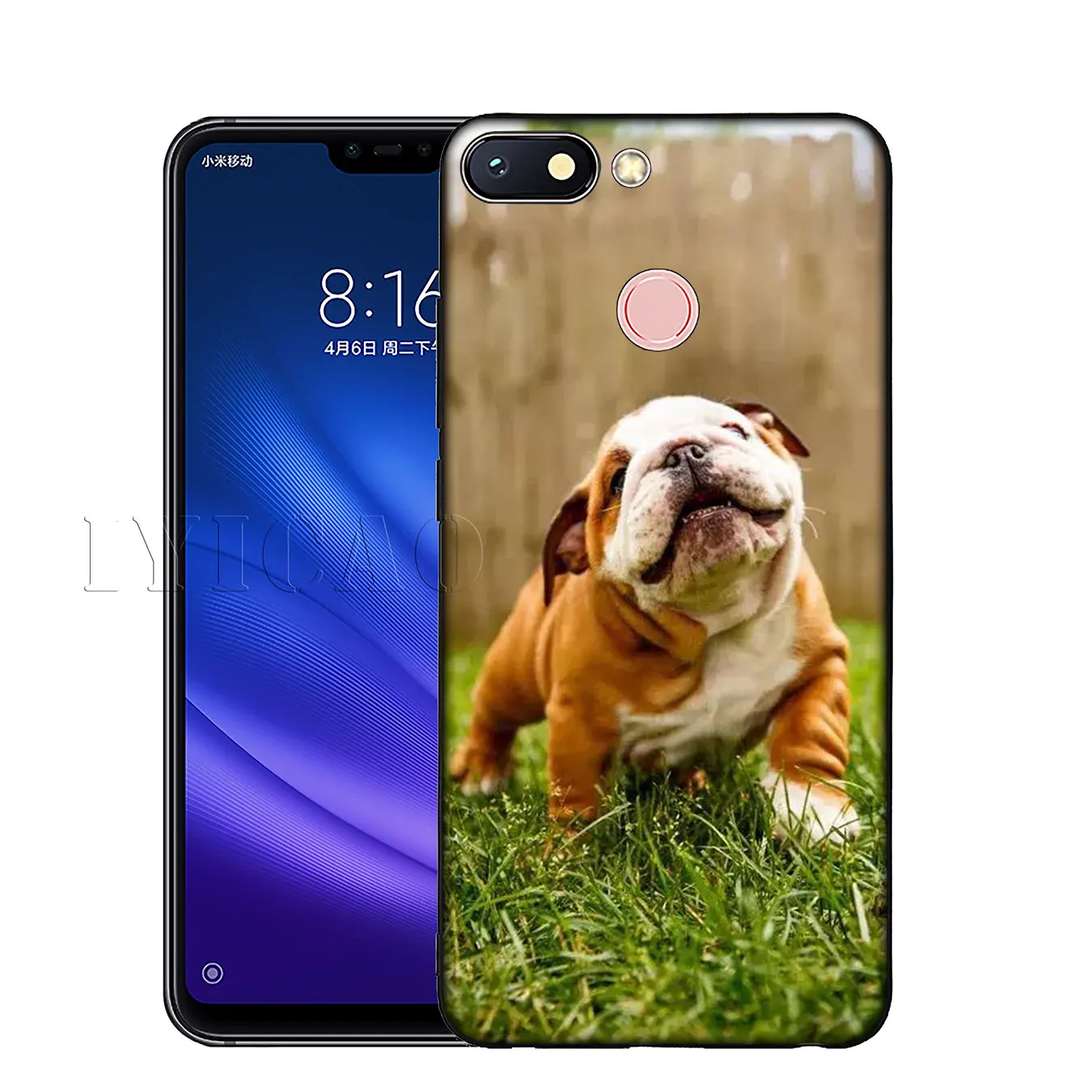IYICAO Cute dog english bulldog Soft Silicone Phone Case for Xiaomi Mi 10 9 9T CC9 CC9E 8 SE A3 Pro A1 A2 Lite 6 pocophone f1 |