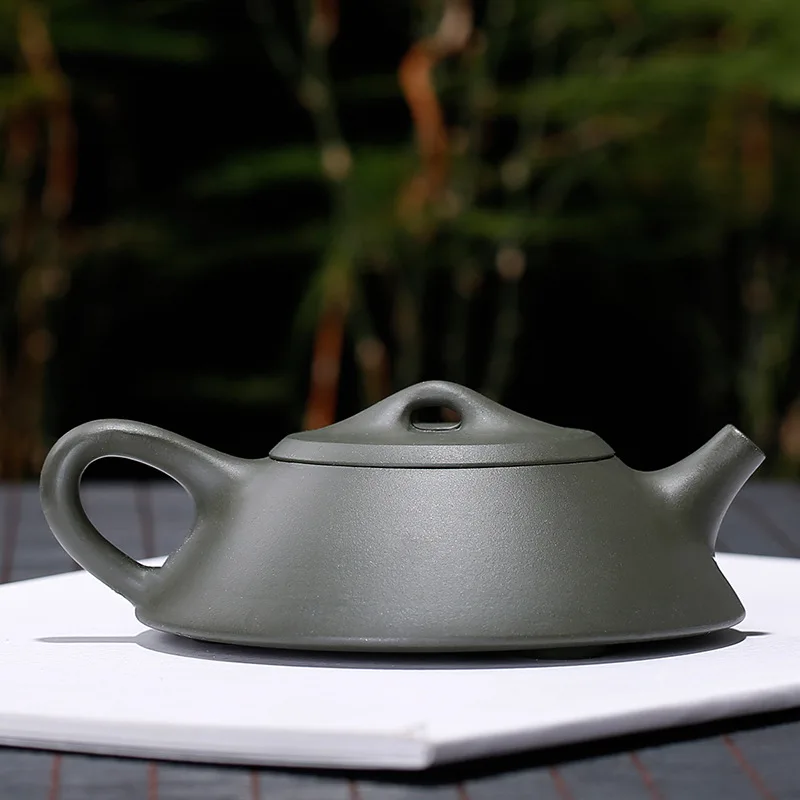 Teaware Yixing Purply Глиняный Чайник для китайского чая кунг фу Pots Dongpo Stone Scoop PotGreen Mud 120