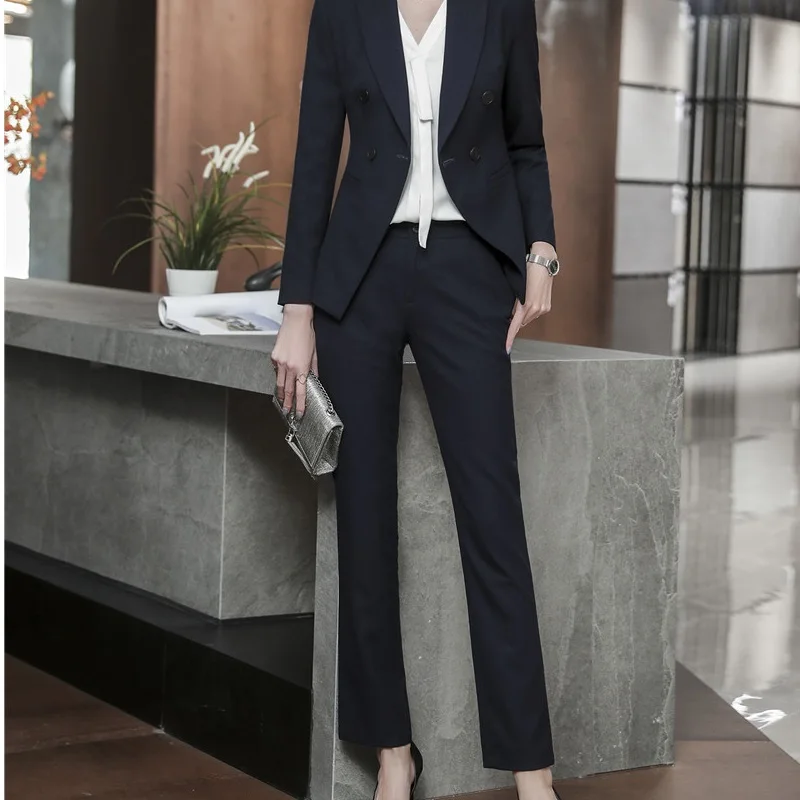 Новинка розовые высококачественные тканевые брюки Женская Деловая одежда