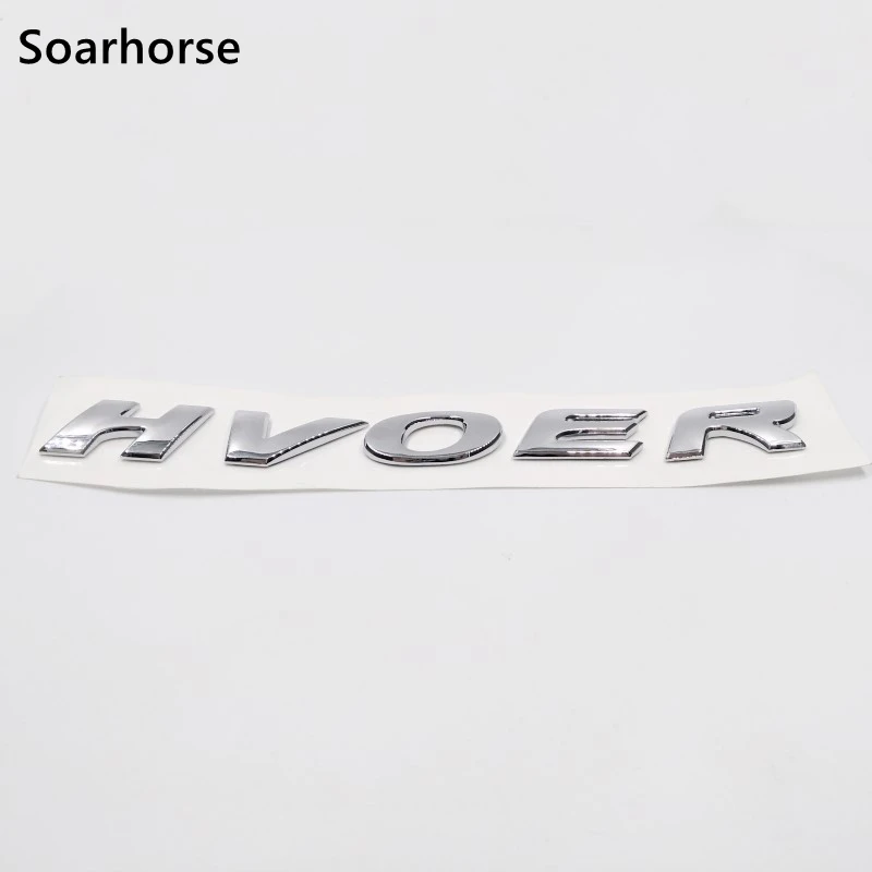 

For Hover Letters Sticker Car Fender side Emblem Badge For Great Wall Havl Hover H2 H3 H5