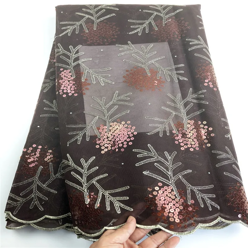 Африканская кружевная ткань 2019 вышитые нигерийские кружева для невесты высокое