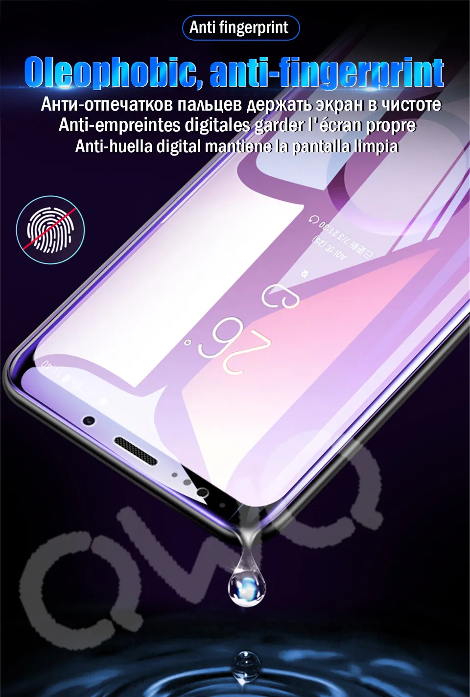 20D анти голубой свет гидрогель для samsung galaxy s9 s8 s10 plus s10e протектор экрана для samsung Note 10 Pro 9 8 защитная пленка
