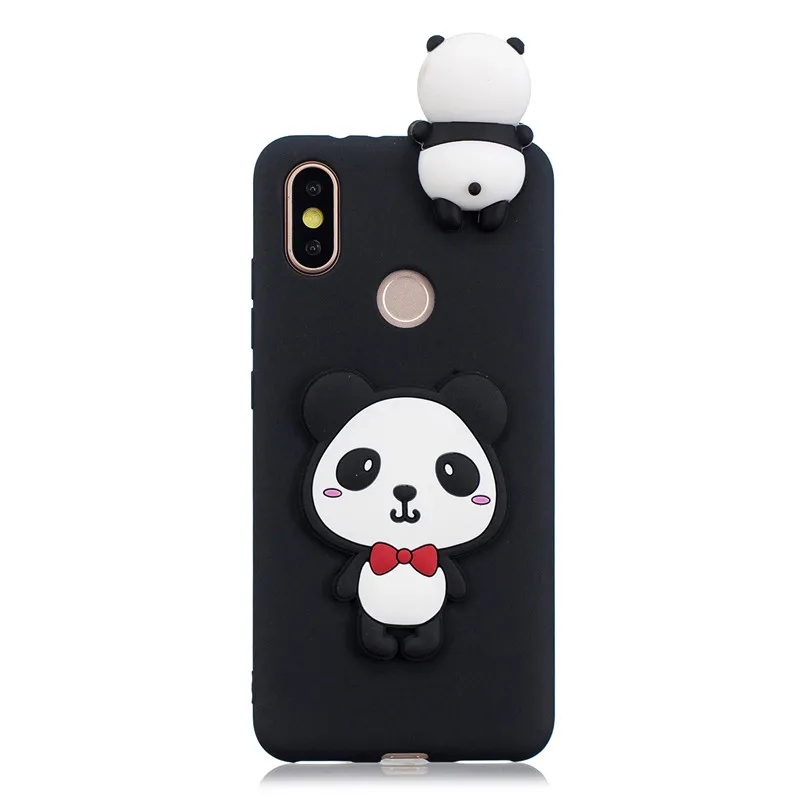 3D симпатичные панды Единорог кактус силиконовый чехол для телефона на Fundas Xiaomi Redmi Note 5/Redmi Note 5 Pro Чехол Coque Etui Для женщин ребенок
