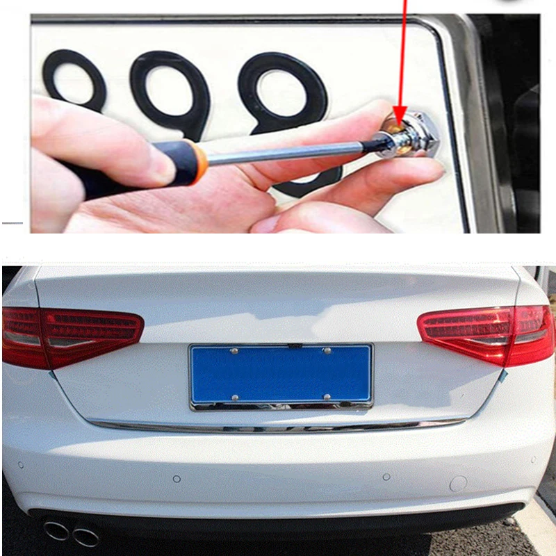 12 шт. крепежный винт для номерного знака автомобиля Infiniti Buick Peugeot 307 206 407 301 3008 308 Seat