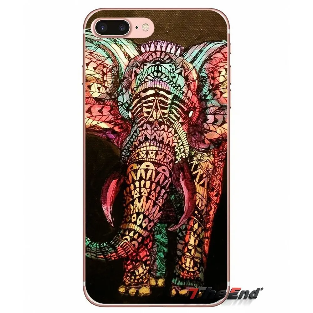 images 6 Для iPhone X 4 4S 5 5S 5C SE 6 6S 7 8 плюс samsung Galaxy J1 J3 J5 J7 A3 A5 Тотем с изображением слона АЦТЕКСКИХ и ТПУ прозрачные чехлы - Цвет: images 6