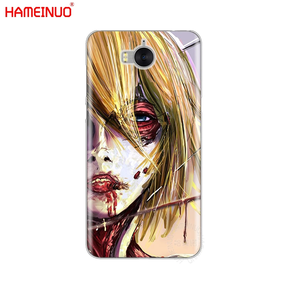 HAMEINUO аниме японский атака на Титанов сотовый телефон чехол для huawei honor 3C 4X 4C 5C 5X 6 7