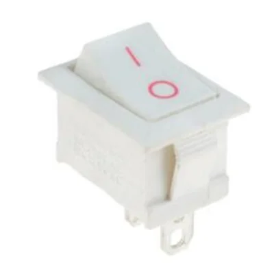 2P2D-White 21*15 мм ВКЛ-ВЫКЛ Лодка автомобиля кулисный переключатель 6A/10A 250 V/125 V AC красный желтый и зеленый цвета синий, синий, на пуговицах, Лучшая цена KCD1 - Цвет: 2P2D-White