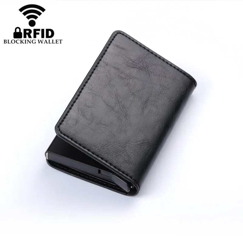 BISI GORO 2019 держатель для кредитных карт мужчин и женщин металлический RFID винтажный