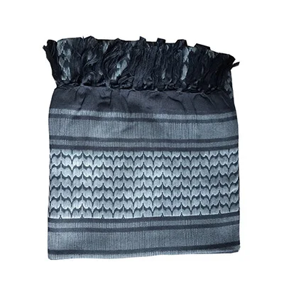 Arab-Cotton-Scarf-Shawl-Veil-Military-US-Soldier-Army-Tactical-Paintball-110cm бадминтонных ракеток 015 - Цвет: Blue and white