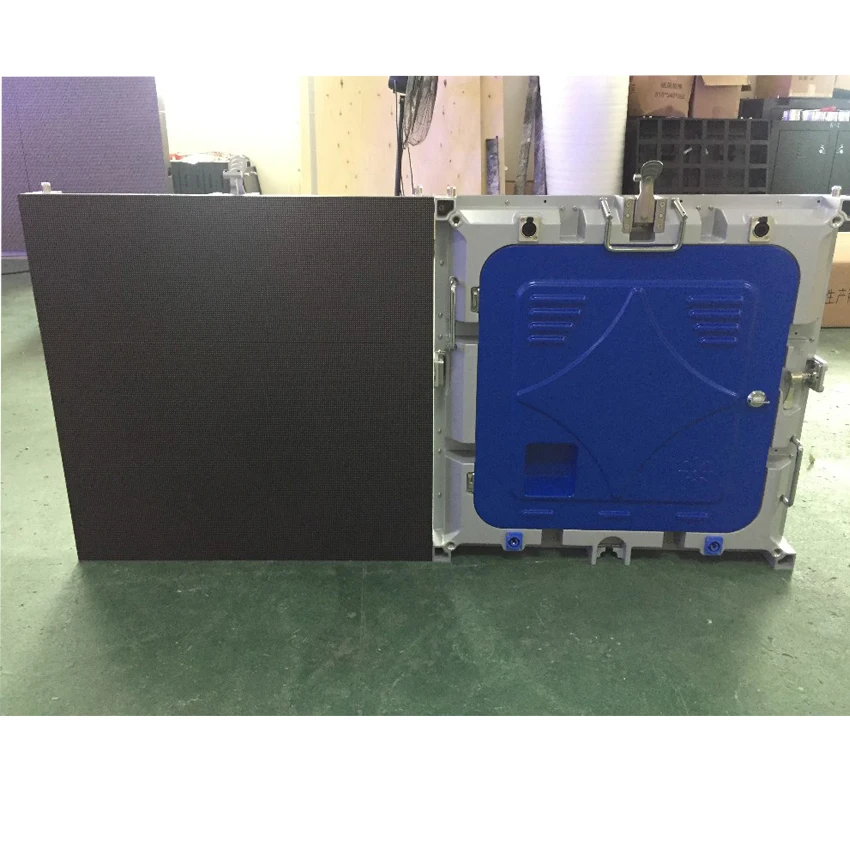 P6 RGB Полноцветный 576*576 мм Внутренний литой алюминиевый шкаф рекламный медиа