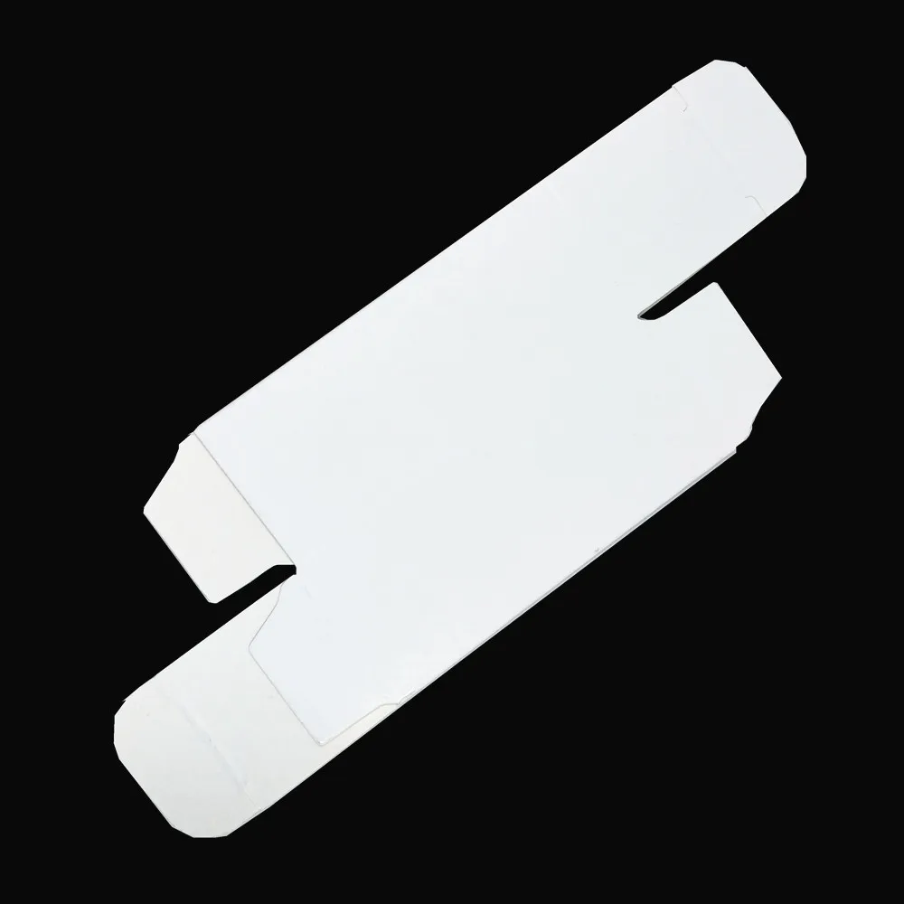 50 шт./лот белая складная коробка-органайзер из крафт-бумаги губная помада коробка