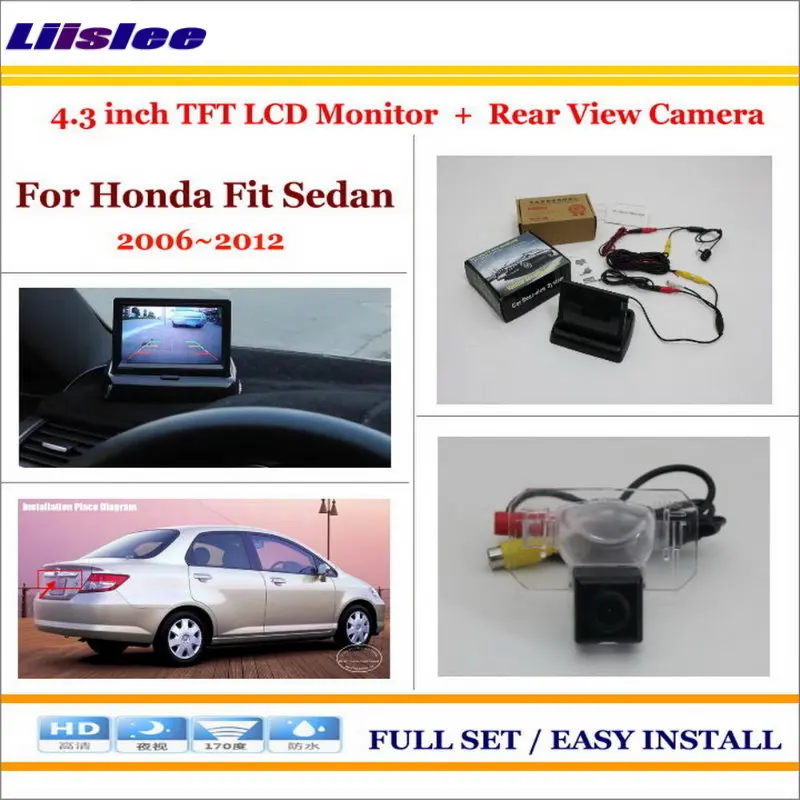 

Auto Camera For Honda Fit Sedan 2006-2012 4.3" TFT LCD Monitor Rearview Back Up Camera Car Parking System