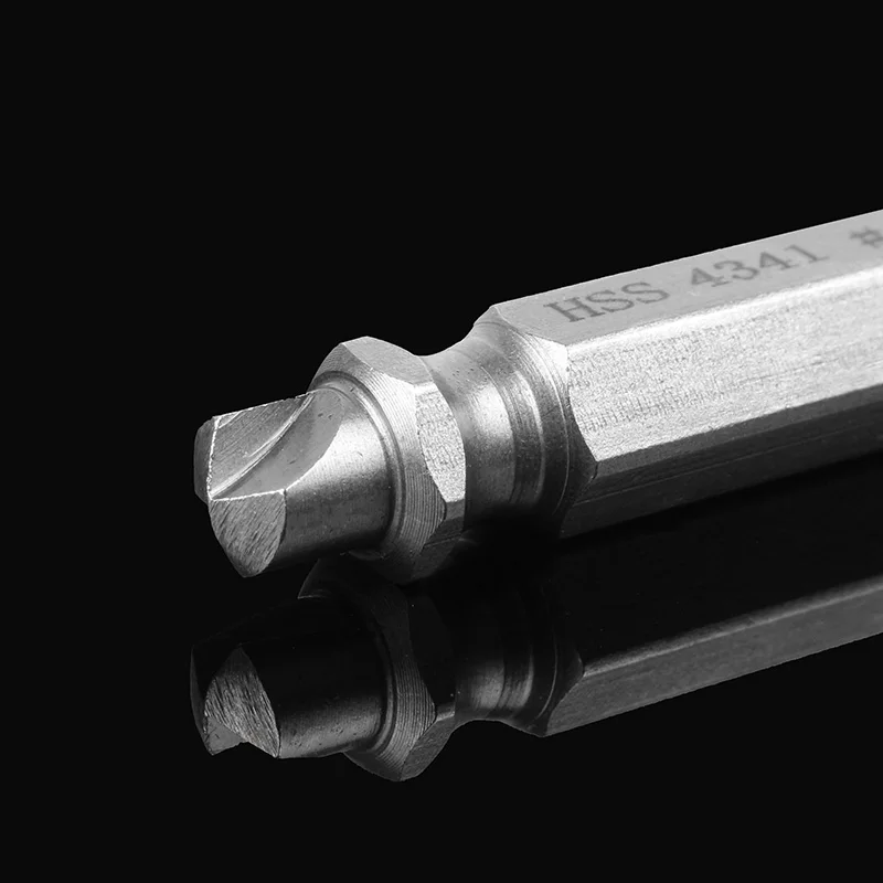 Скорость из 1 комплект Двусторонняя поврежденный винт Extractor сверло руководство