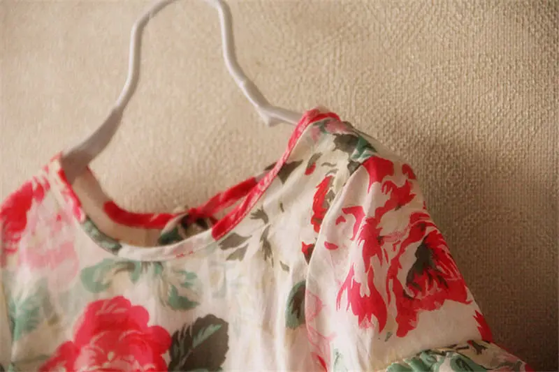 Модные детские топы с цветочным рисунком оборками для девочек принцессы блузки