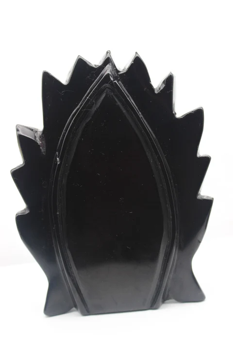 459 г природный обсидиан резной кристалл кварца череп Рейки Исцеление | Дом и сад