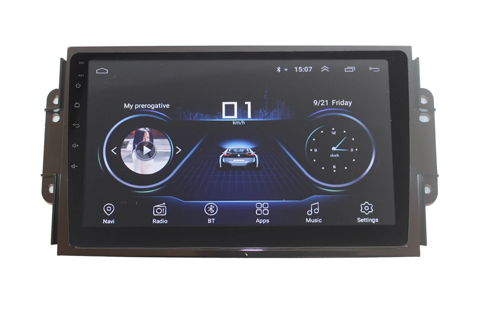 Ханг XIAN " 2 din автомагнитола стерео для Chery Tiggo 3 Android 9,1 автомобильный dvd gps плеер с 1 г ram, 16G iNand, руль