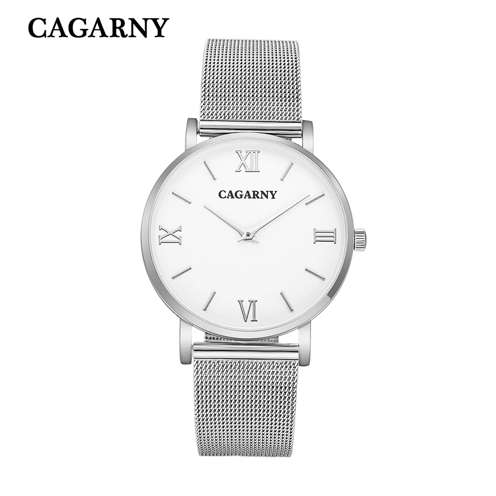 Лидирующий бренд женские часы подарки ультра тонкий сетчатый Браслет из