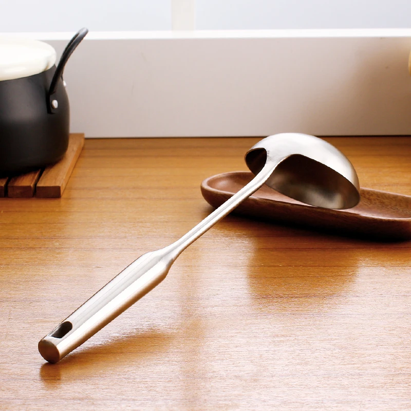 ORZ ложка для супа с длинной ручкой настенная лопатка из нержавеющей стали соусы