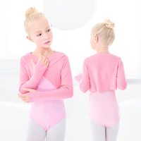 soft ballet coat girls knitted dance leotards sweater warm winter ballet crossover for children