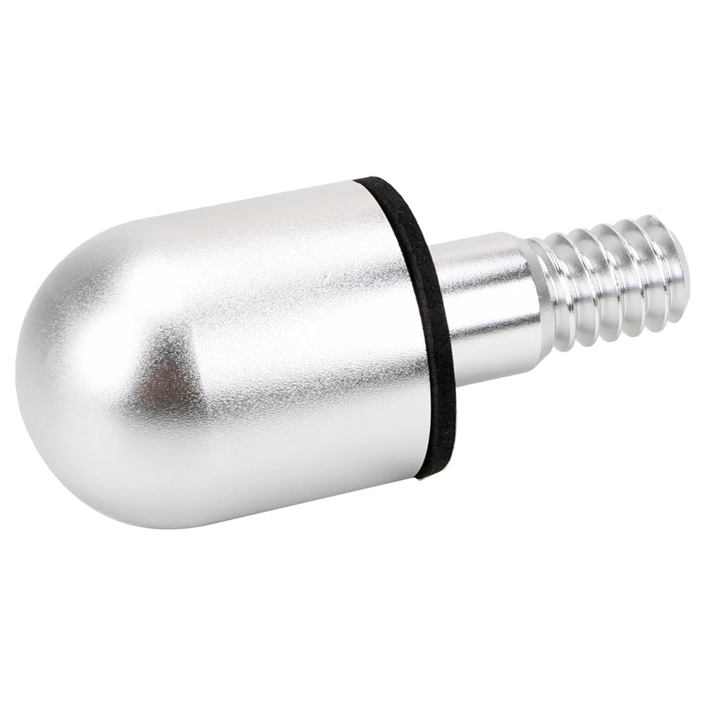 Silver Round Head YOSOLO алюминиевый сплав авто задний бампер Защита для Benz SMART Fortwo W451 2009- анти столкновения автомобиля задний бампер шип - Название цвета: Silver Round Head