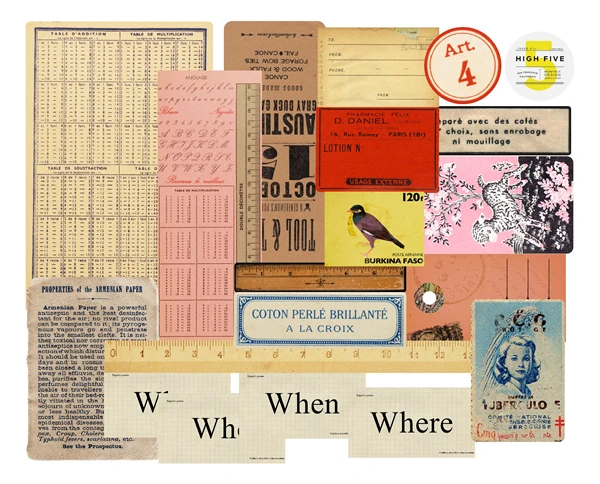 52 шт./упак. винтажная бирка для этикеток бумажные наклейки скрапбукинга сделай