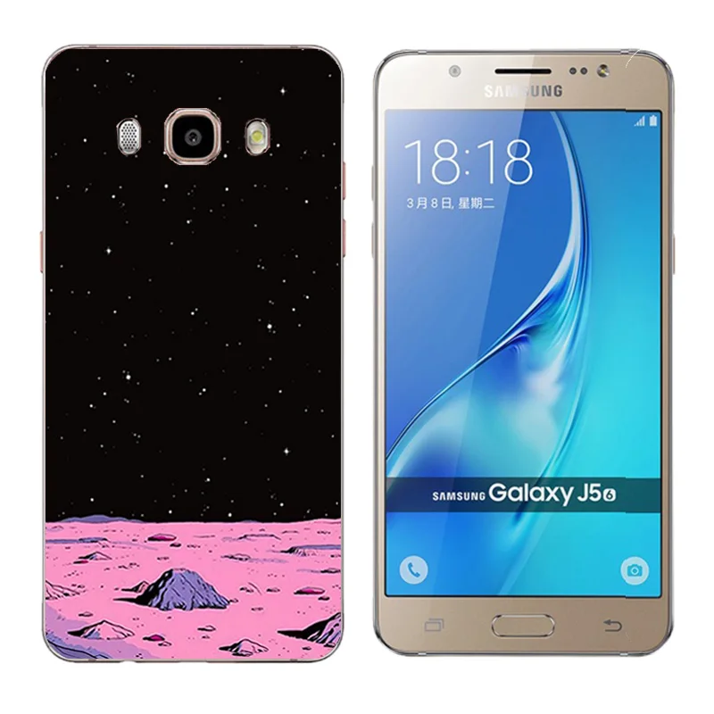 Для Funda Samsung Galaxy J5 2016 чехлы для телефонов с принтом &quotдиск&quot TPU силиконовый чехол