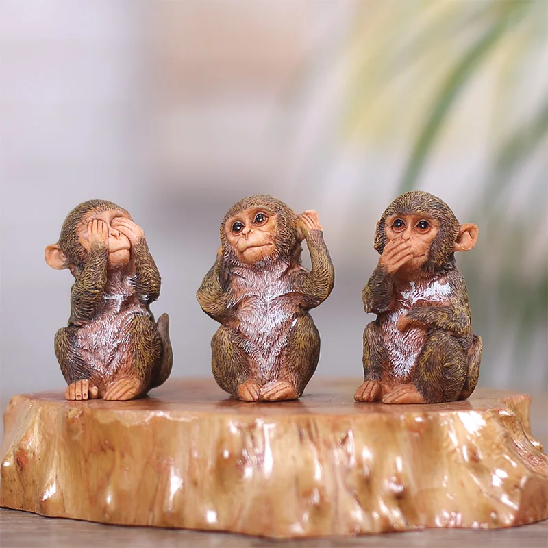Милый маленький обезьянка предметы интерьера ручной работы зодиака креативный