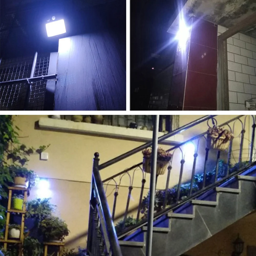 Светодиодная Солнечная лампа с датчиком движения беспроводная солнечная