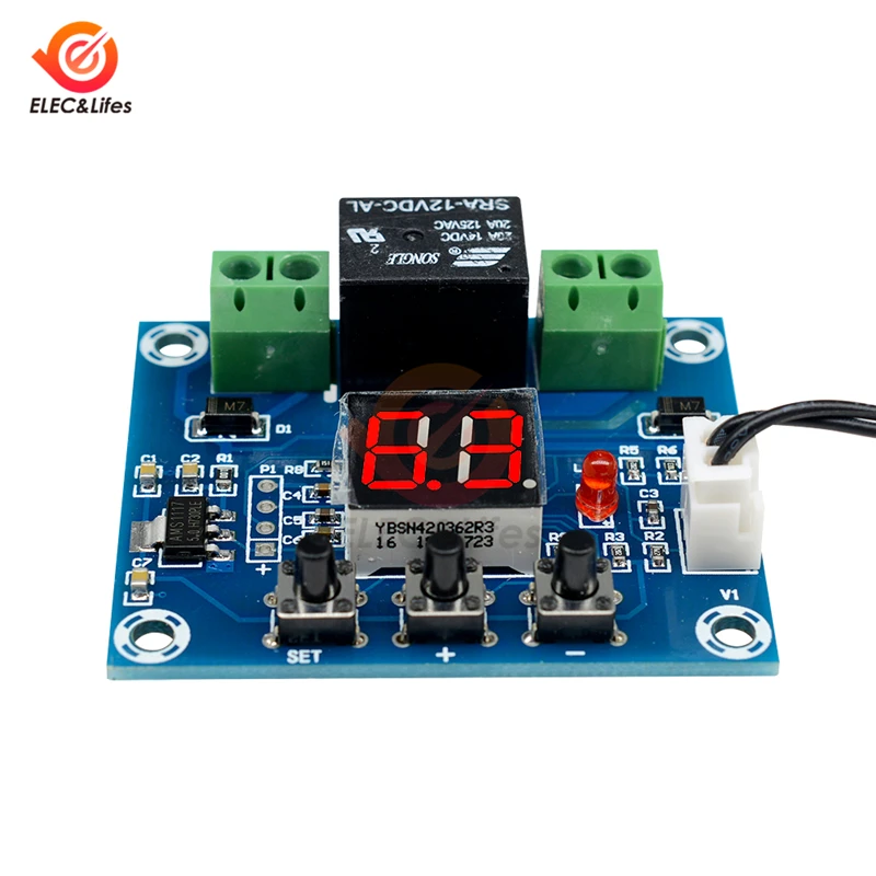 DC 12V XH-M214 Датчик влажности почвы цифровой контроллер влажности система орошения Автоматическая поливная модуль детектор.