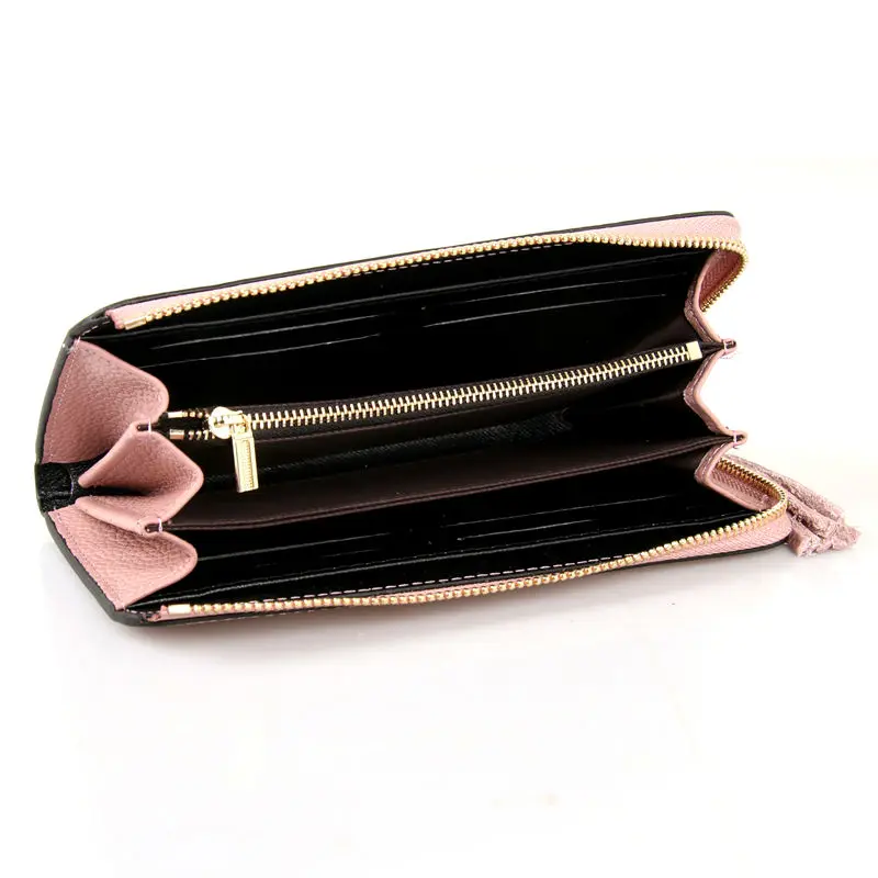 Бумажники в западном стиле для женщин качественный Дамский кошелек из воловьей