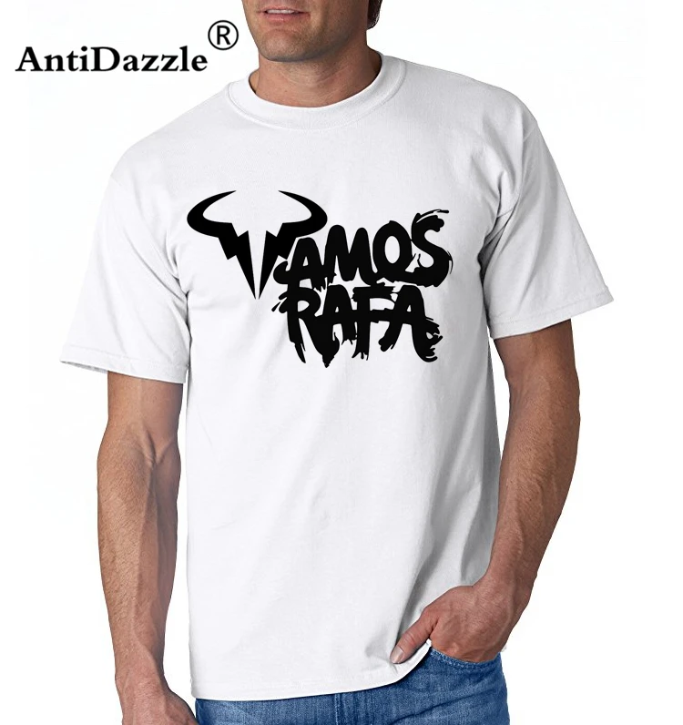 Футболка с антибликовым принтом VamosRafa Symbol Printed Мужская футболка Топ Испания игрок