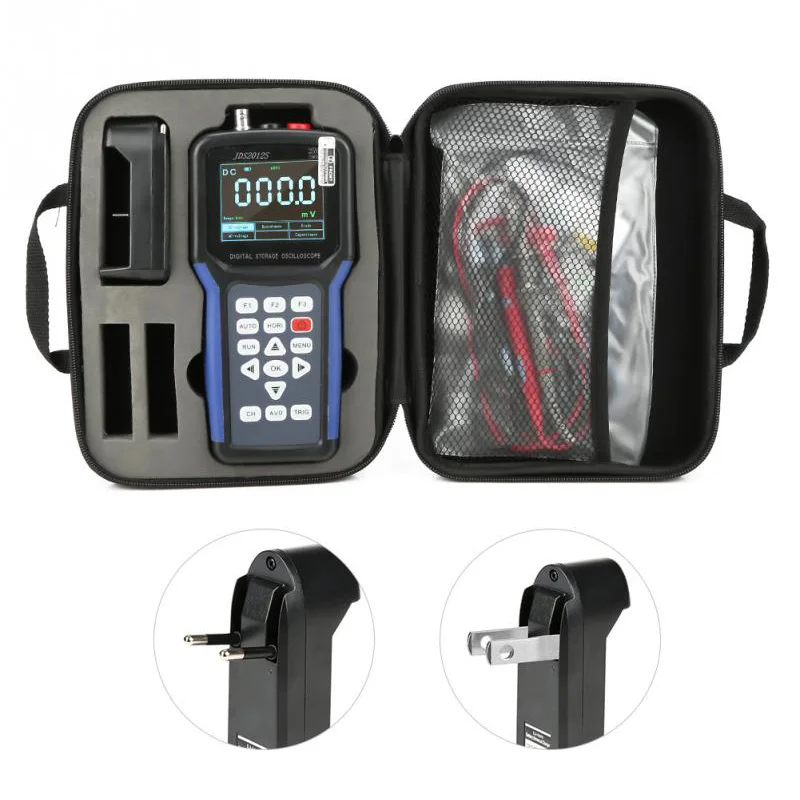 Jinhan JDS2012S 4000 отсчетов Цифровой мультиметр 25 МГц 200MSa/s Портативный цифровой осциллограф
