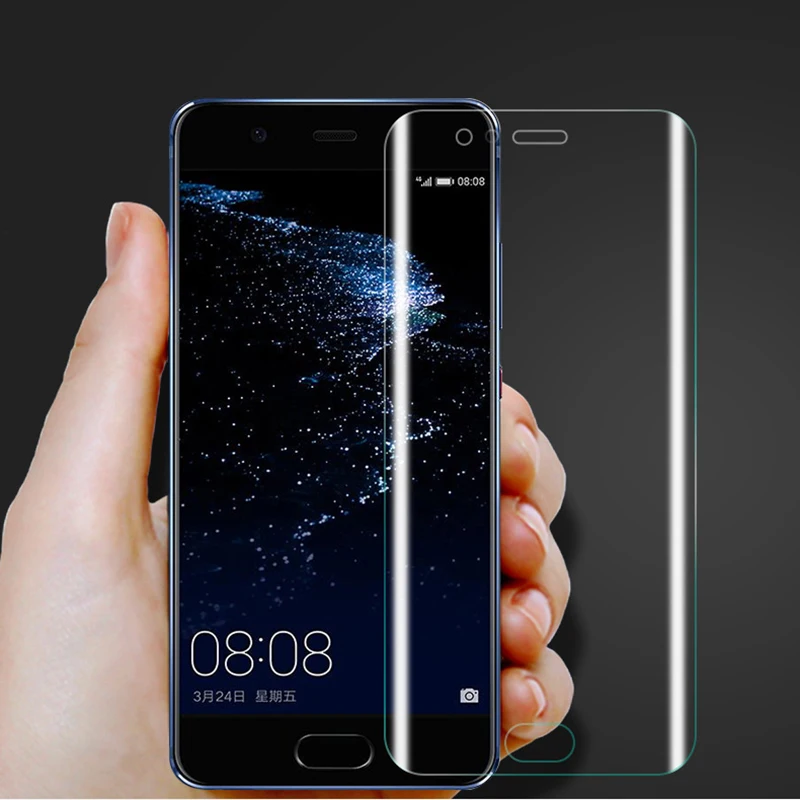 3D изогнутая Защитная пленка для экрана из закаленного стекла Huawei P9 Mate 9 Pro Porsche